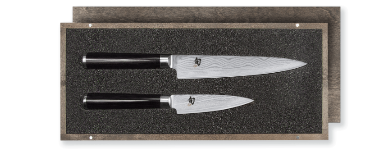 Coffret de 2 couteaux japonais Kai Shun Classic Damas (office-utilitaire)