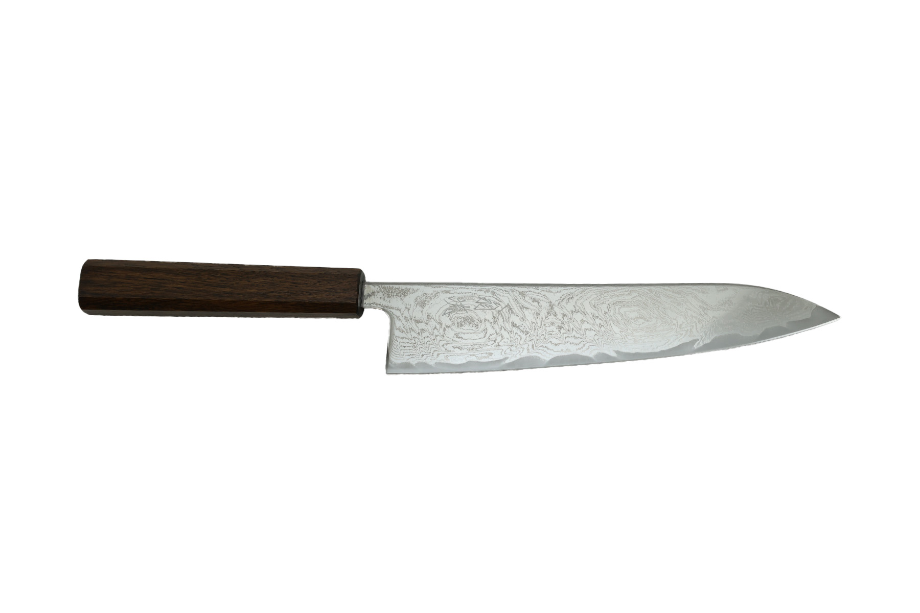 Couteau japonais Hado Sumi AUS10A damas - Couteau gyuto 21 cm