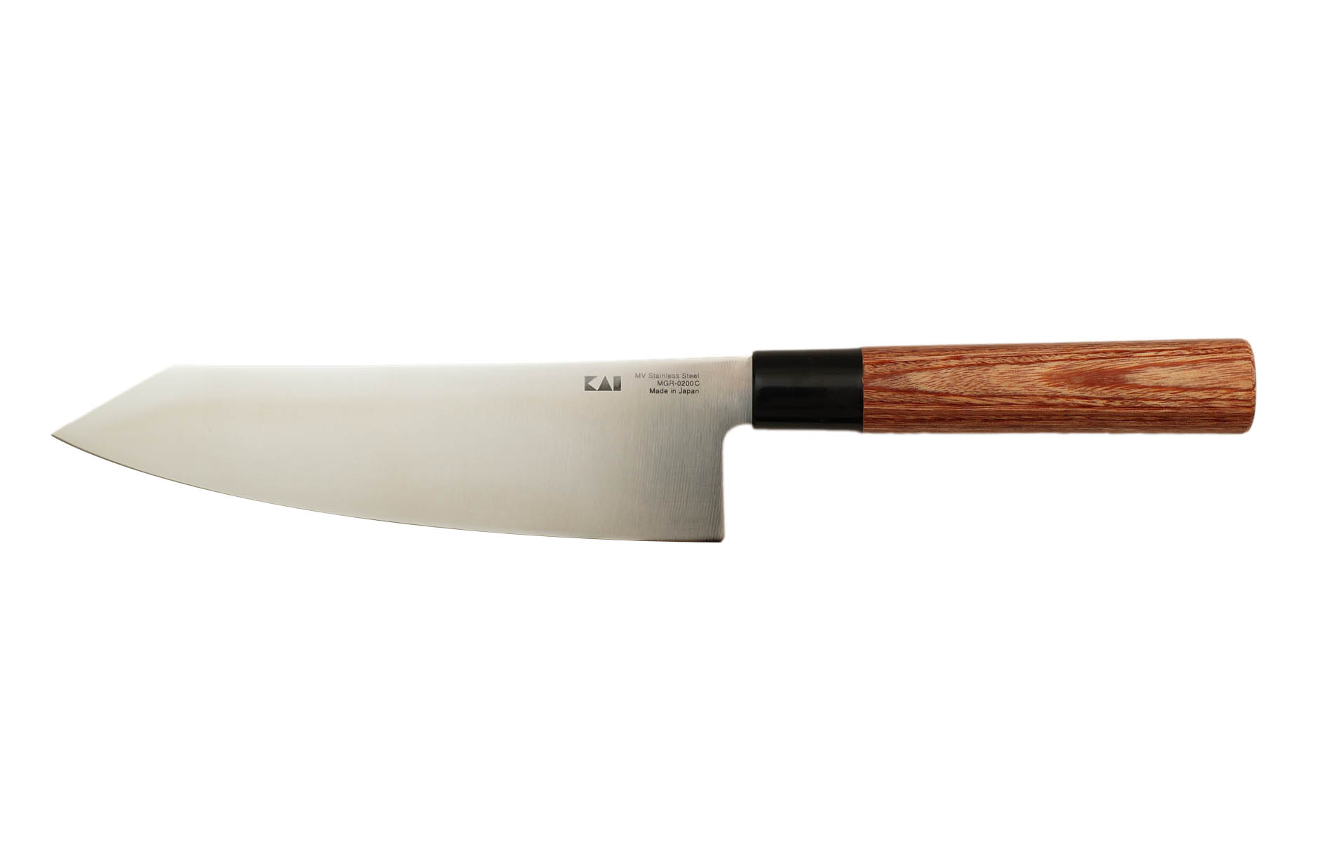 Couteau japonais Kai Seki Magoroku pakkawood (Redwood) - Kiritsuke 20 cm