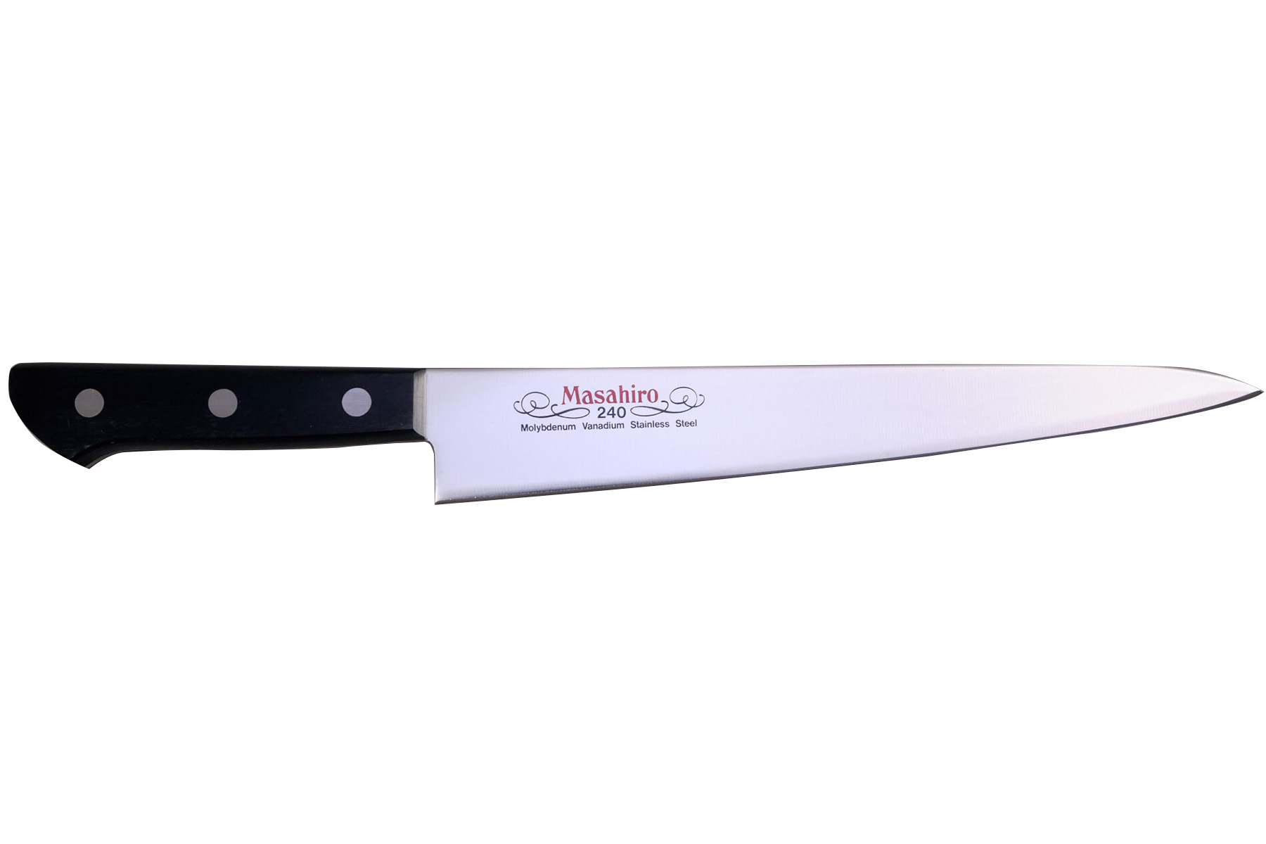 Couteau japonais Masahiro pakka - Couteau sujihiki 24 cm