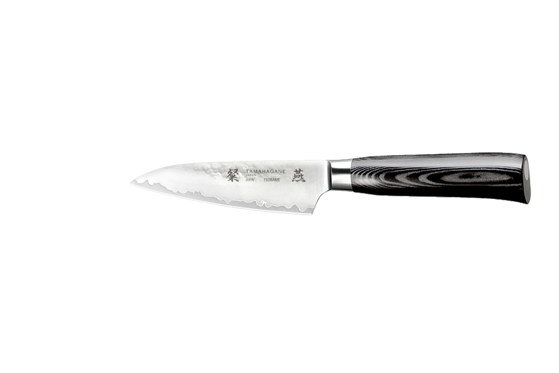 Couteau japonais Tamahagane Tsubame Hammered - Couteau d'office 9 cm