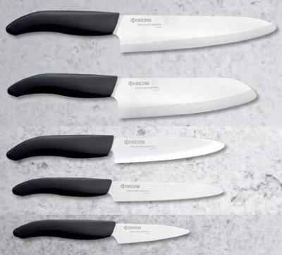 OFFRE DE COUTEAUX EN CÉRAMIQUE KYOCERA LAMES BLANCHES