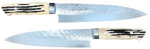Couteau japonais artisanal SRS13 de Takeshi Saji - Couteau gyuto 21 cm os cerfé