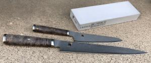 Set de 2 couteaux japonais Miyabi 50000MCD67 Utilitaire + Sujihiki + Pierre à affûter Miyabi