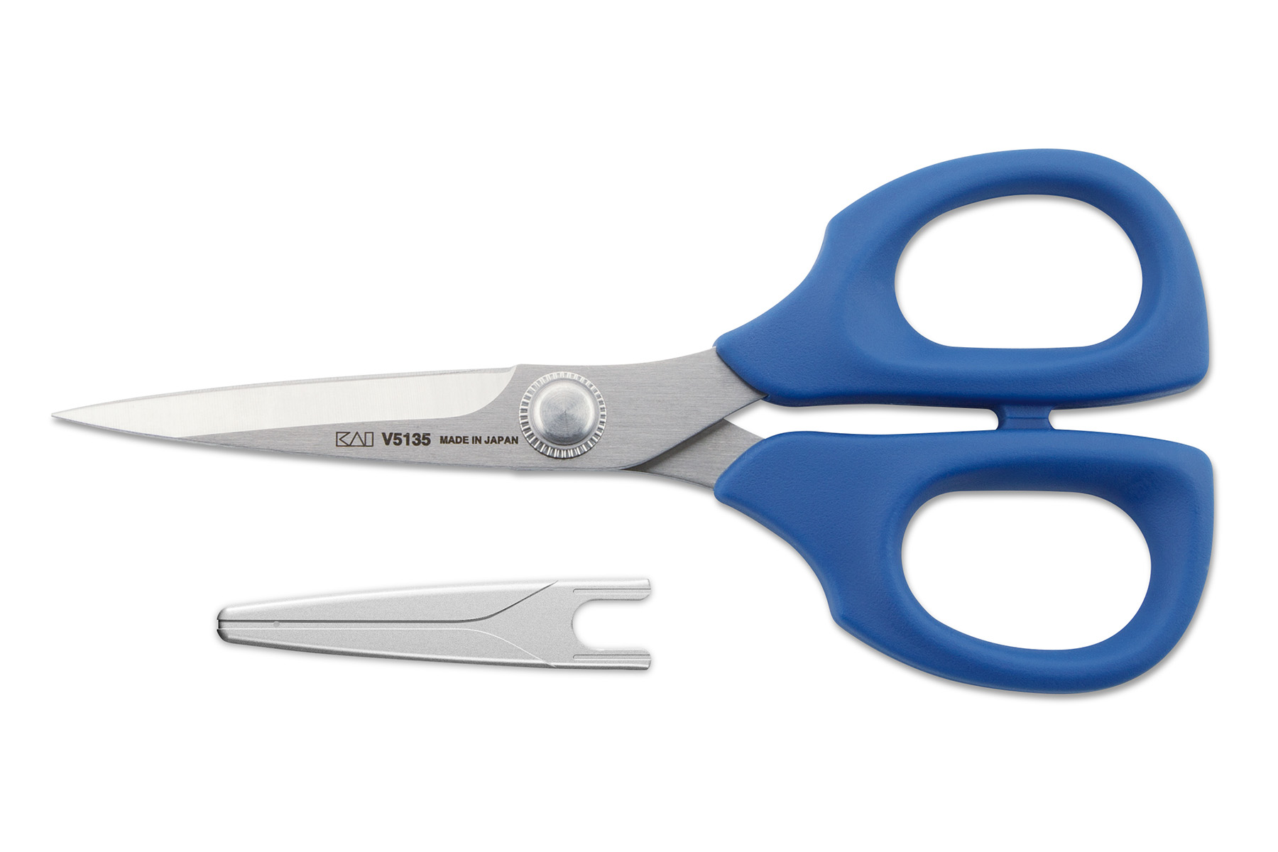 Ciseaux Kai multi-usages dition bleue - 13,5 cm