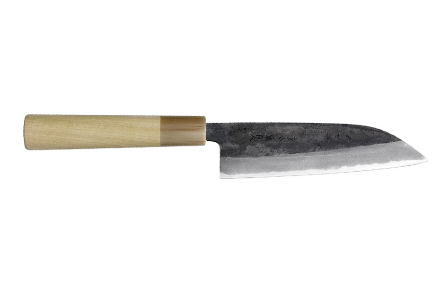 Couteau artisanal japonais Kuro Ochi - Couteau santoku 16,5 cm