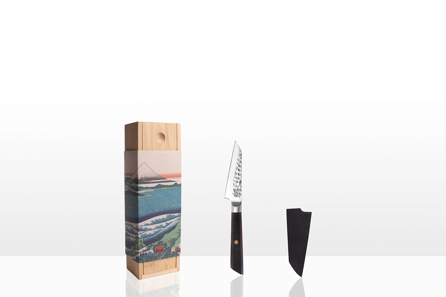 Couteau de cuisine Kotai - Couteau d'office 9 cm ébène