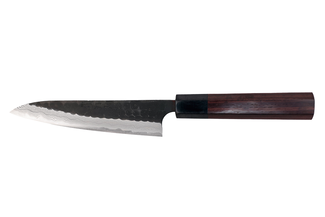 Couteau japonais artisanal de Masashi Yamamoto - Couteau petty 15 cm damas