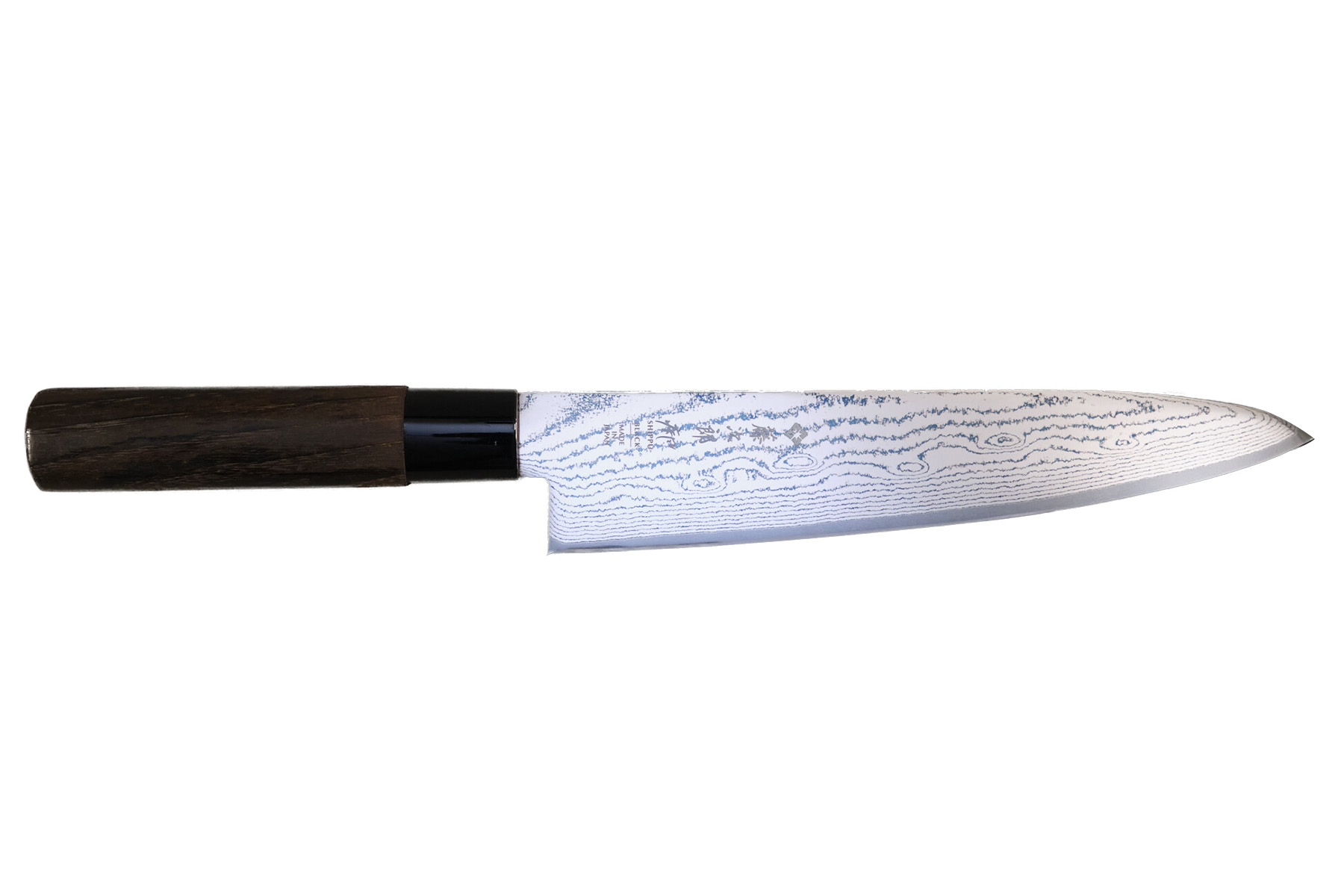 Couteau japonais Shippu Black Tojiro Chef 21 cm