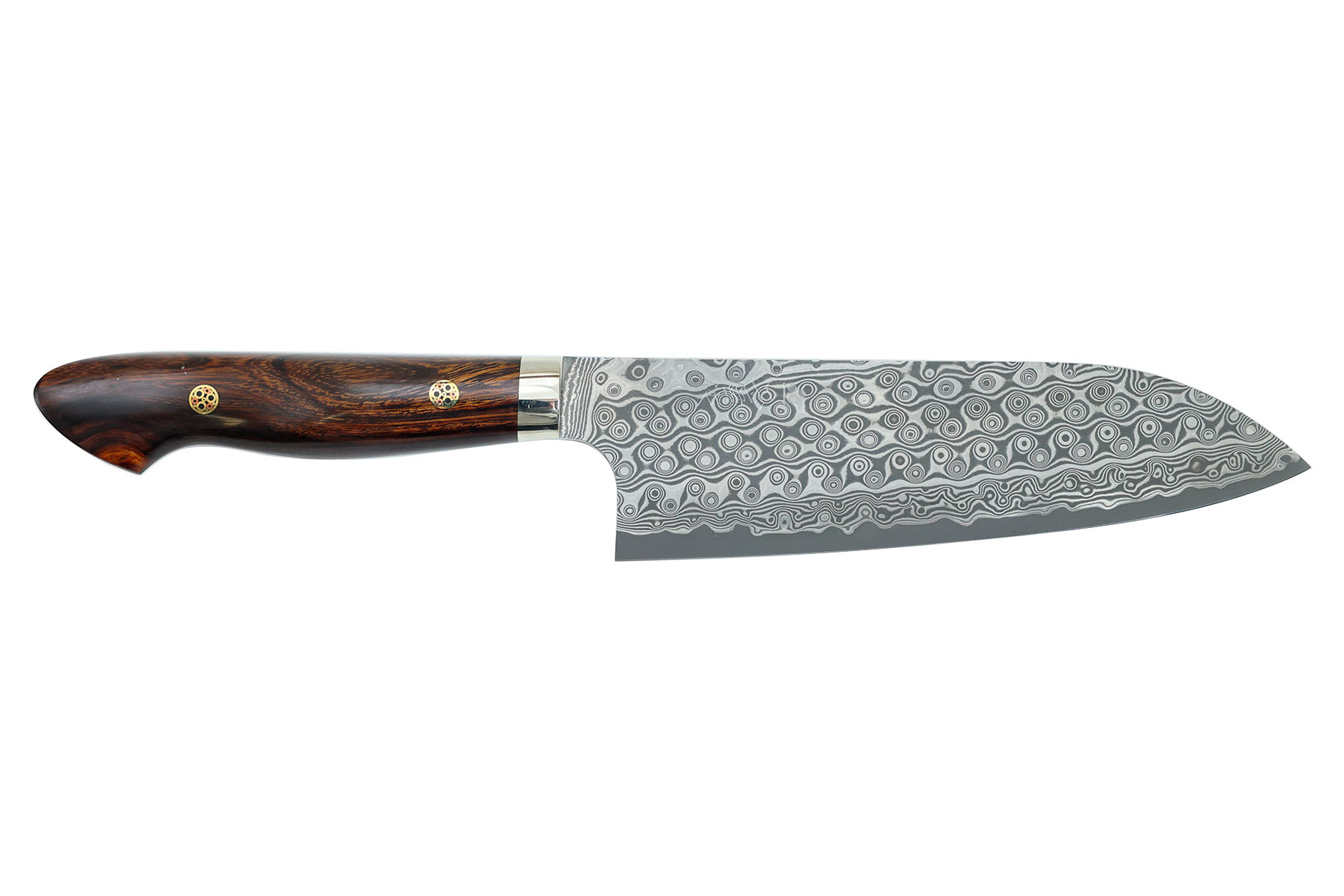 Couteau japonais artisanal Nigara Hamono - Couteau santoku 18 cm