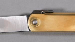 Couteau pliant japonais Higonokami kiridashi laiton