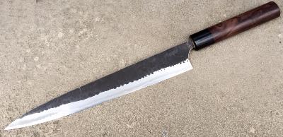 COUTEAU ARTISANAL JAPONAIS KATSUSHIGE SUJIHIKI 27 CM