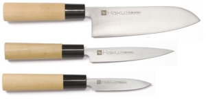Set de 3 couteaux Japonais Chroma Haiku " Forme Japonaise"