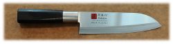 Couteau japonais Santoku 17 cm Jaku Black