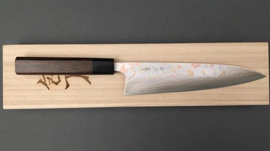 COUTEAU JAPONAIS ARTISANAL KASUMI RAINBOW - CHEF 21 CM