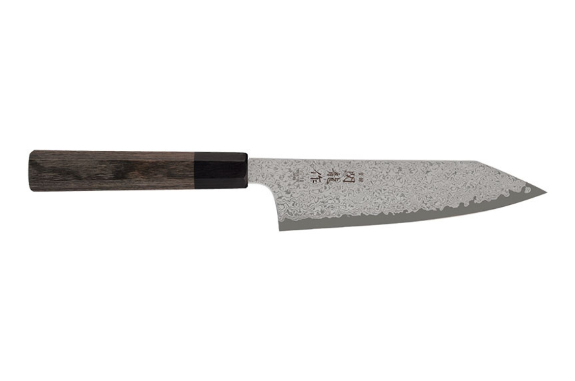 Couteau japonais Jaku Seki Ryu Damas - Couteau kiritsuke 18 cm