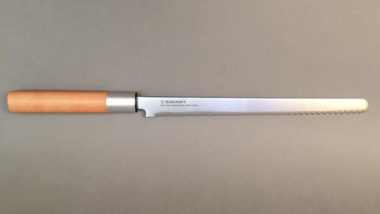 Couteau japonais Suncraft Senzo Wa - Pain 24 cm