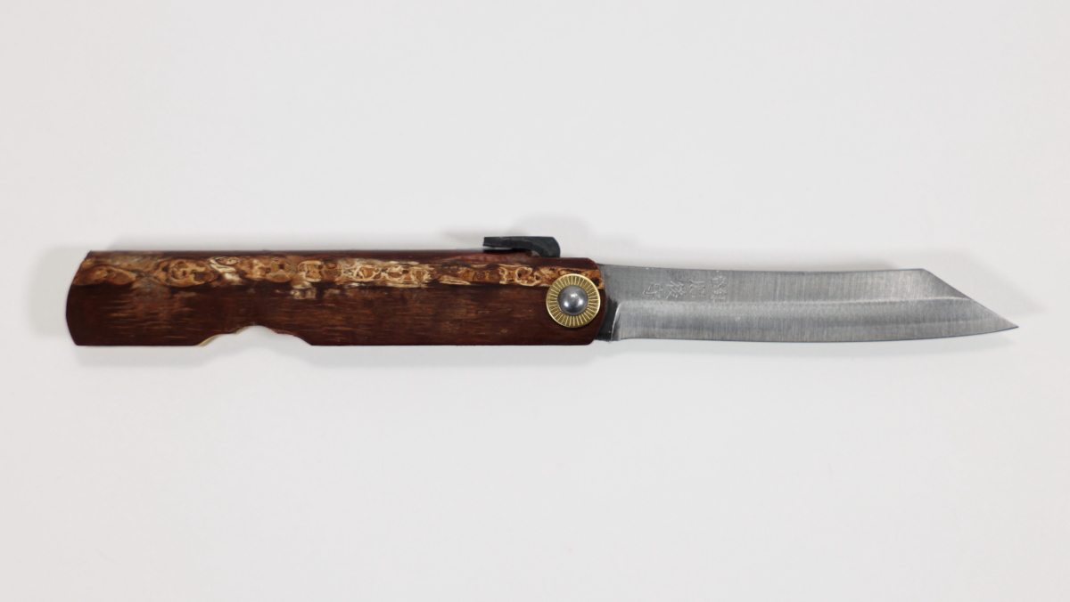 Couteau pliant japonais Higonokami Kabazaiku 7,5 cm
