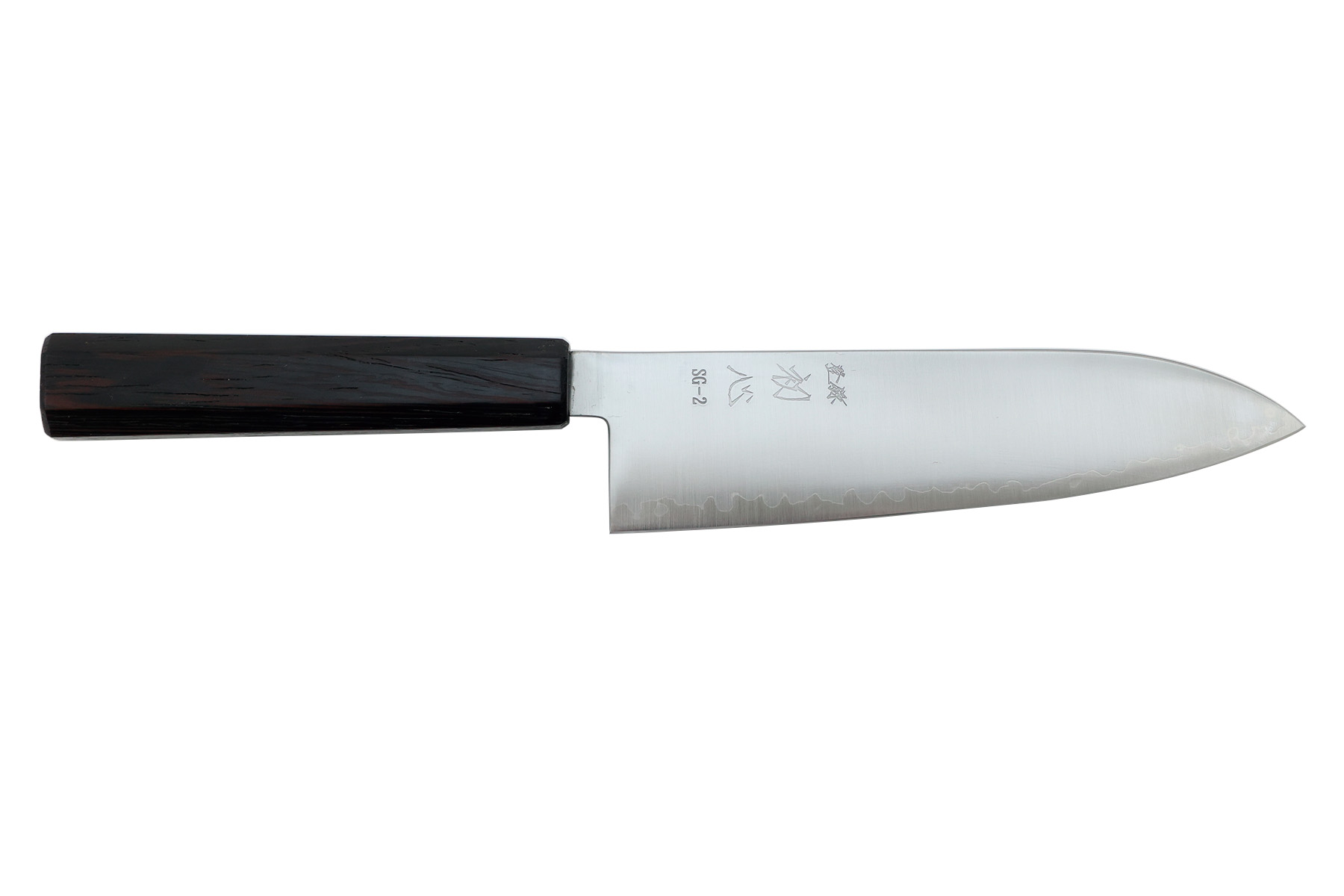 Couteau japonais de Hatsukokoro SG2 - Couteau santoku 19 cm