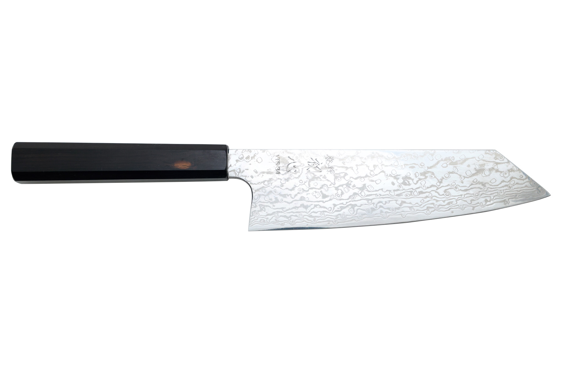 Couteau japonais Hatsukokoro ATS-34 damas - Couteau bunka 18 cm