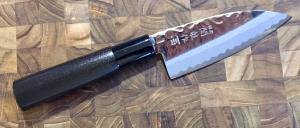 Couteau japonais Kodeba 11 cm Jaku Hammered - Petit Deba
