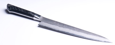 COUTEAU JAPONAIS TOJIRO HANDMADE CARBONE - CHEF 24 CM