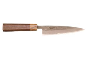 Couteau japonais Nashiji de Tadafusa & Coutellerie Bourly - Couteau Petty 13,5 cm
