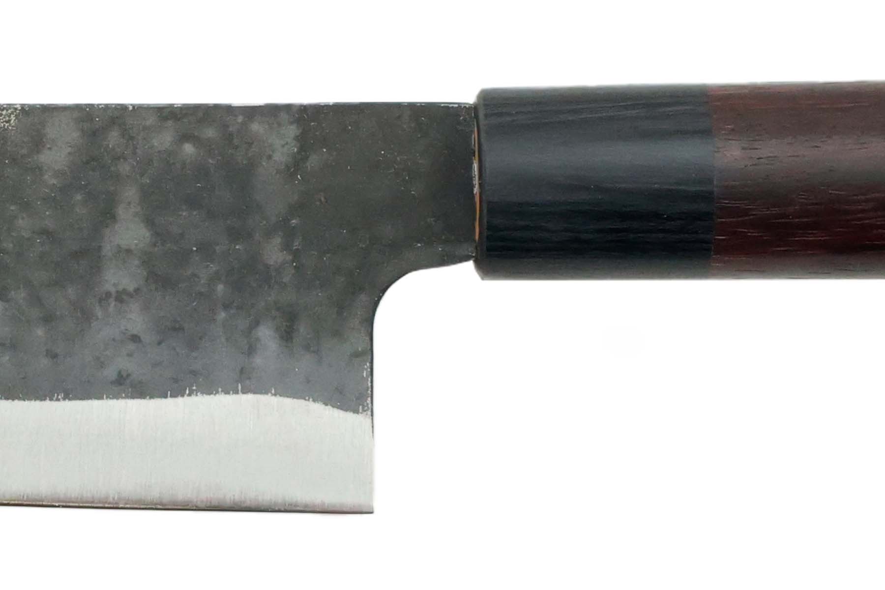 Couteau japonais artisanal de Yoshida Hamono Aogami - Couteau Bunka 19 cm