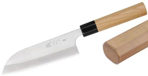 Couteau japonais artisanal Gihei Hamono - ZDP-189 - Santoku 16 cm