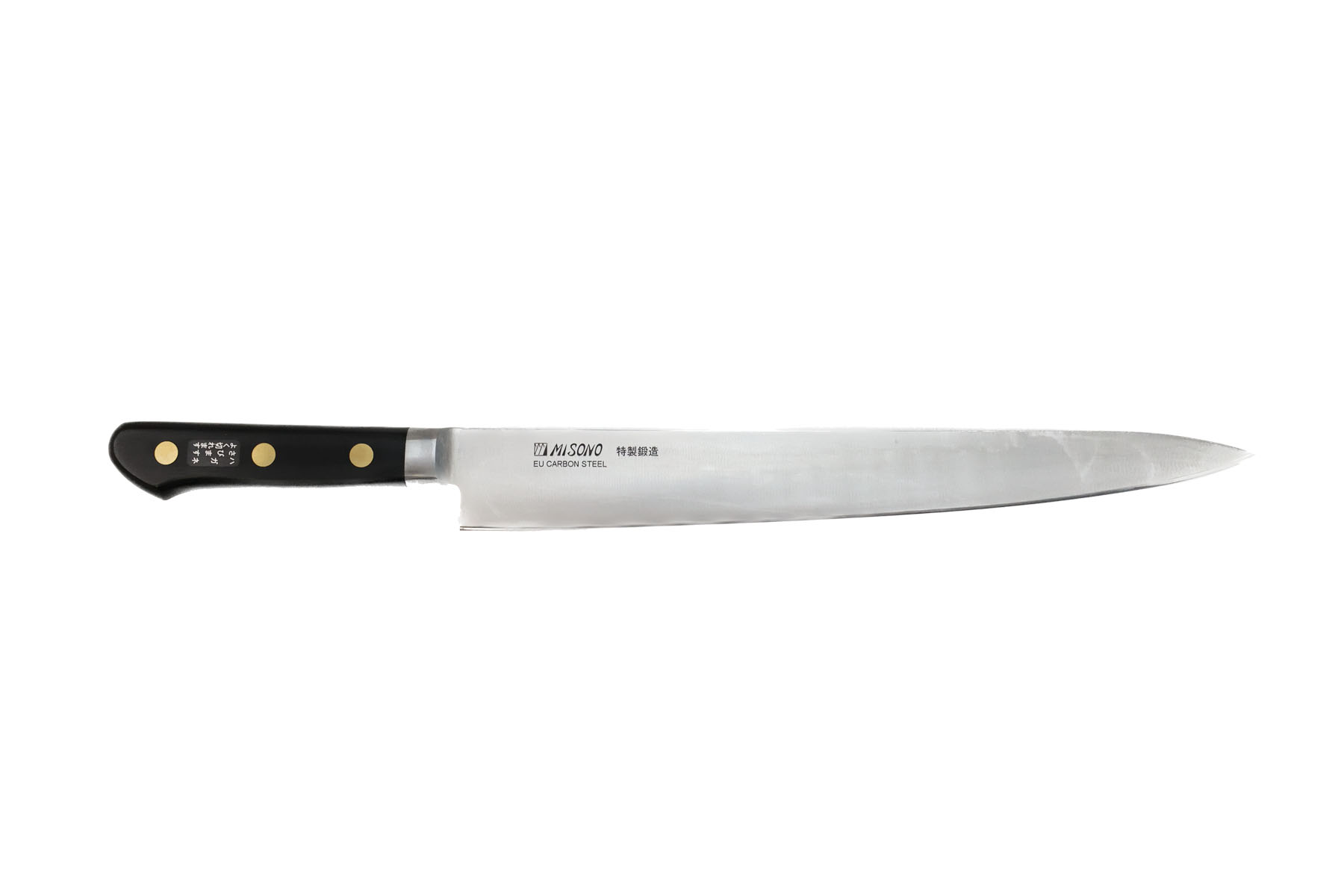 Couteau japonais Misono Swedish  Sujihiki 30 cm acier au carbone suedois