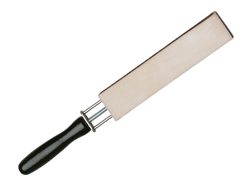 Cuir Herold tendeur à vis, type russe, 2 côtés peau - 33 cm
