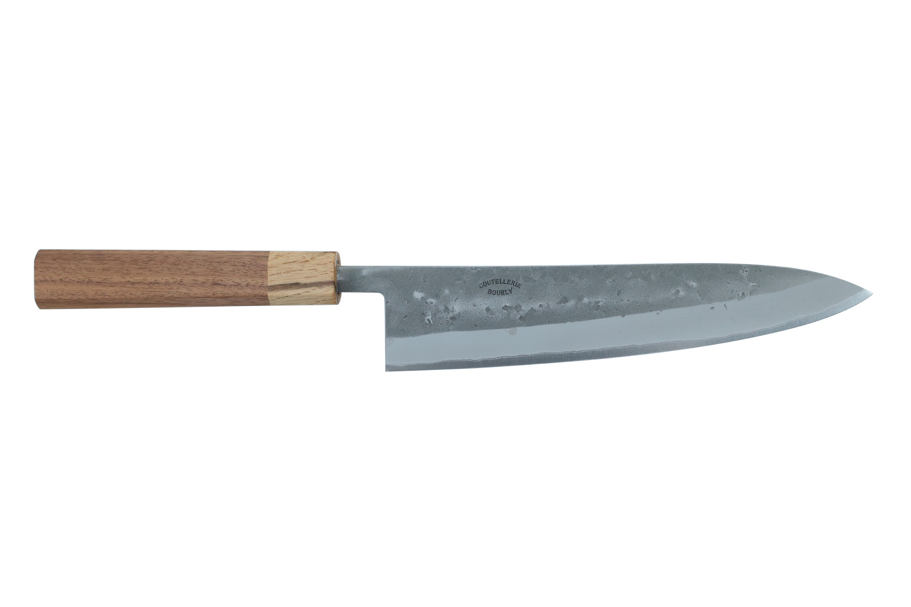 Couteau japonais Nashiji de Tadafusa & Coutellerie Bourly - Gyuto 21 cm