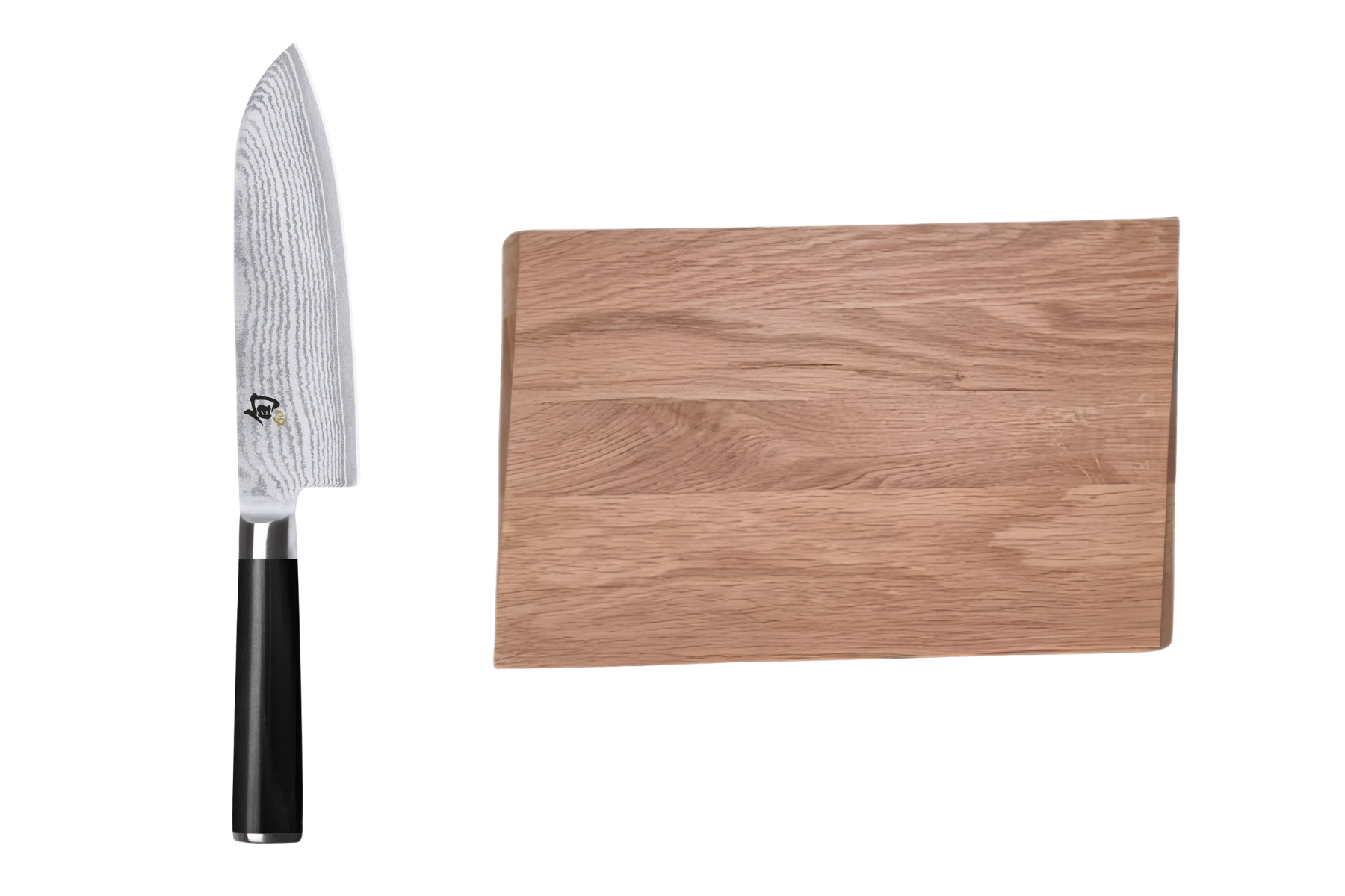 Coffret Kai Shun Classic - Couteau japonais santoku 18 cm + planche à découper Kai
