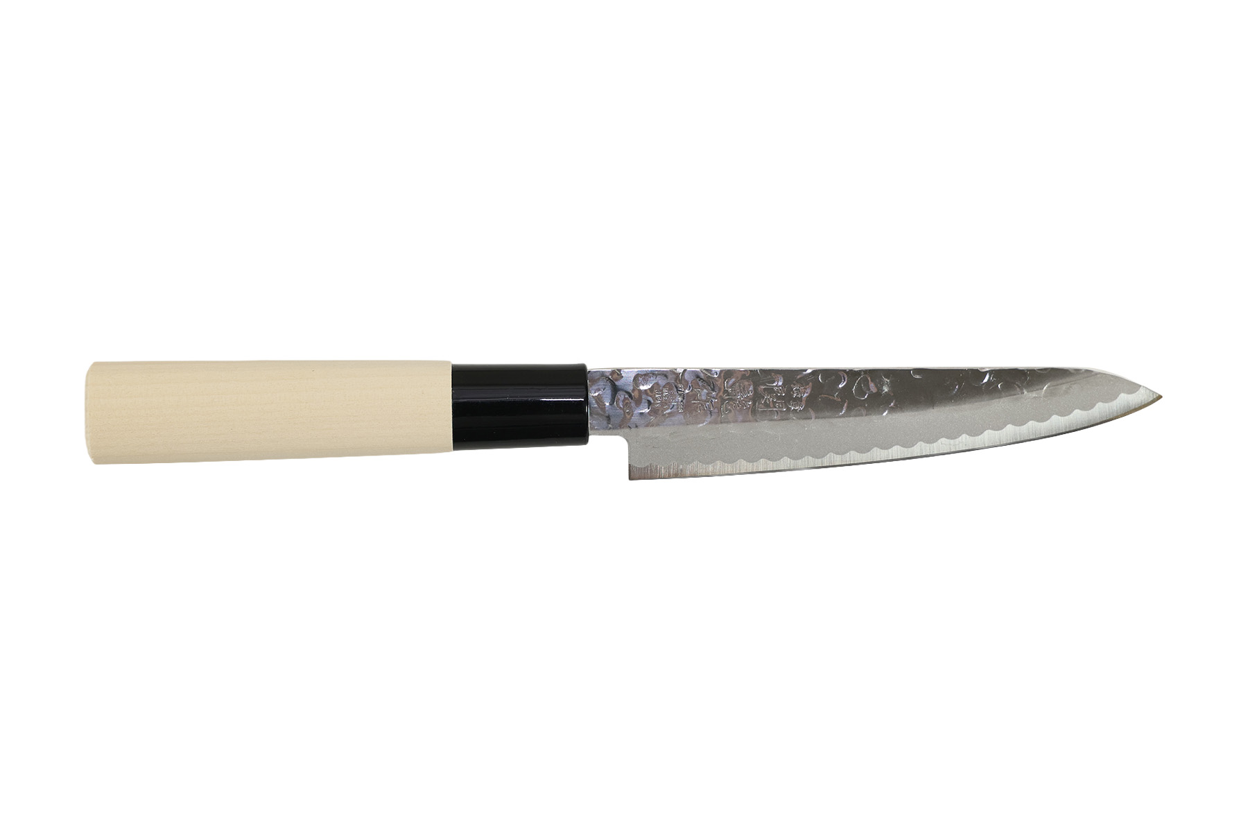 Couteau japonais Jaku Sekiryu Hammered - Couteau d'office 12 cm