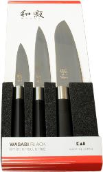 COFFRET COUTEAUX KAI WASABI BLACK