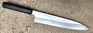 COUTEAUX JAPONAIS ARTISANAL - SAKAI KIKUMORI - CHEF 21 CM - ACIER VG10