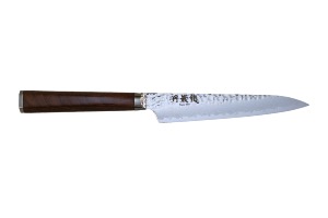 Couteau japonais Ryusen Tangan Ryu noyer - Couteau petty 13 cm