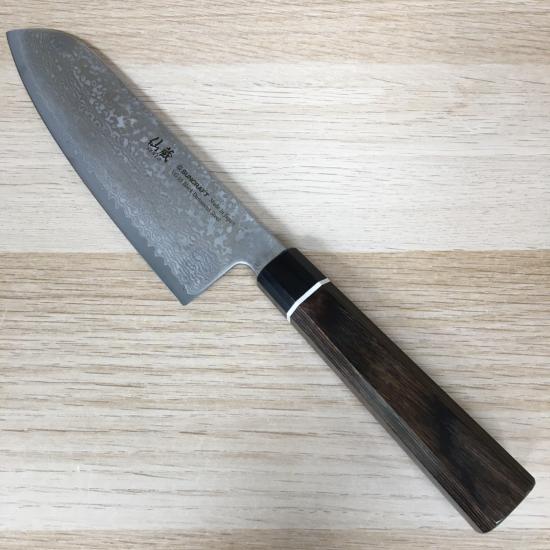 Couteau japonais Suncraft Senzo Damas - Santoku 16 cm