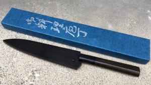 COUTEAU JAPONAIS ARTISANAL DE YOSHIMI KATO VG10 DAMAS - PETTY 150 MM