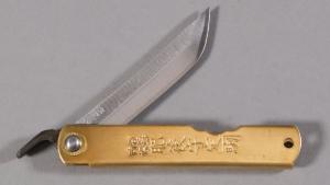 Couteau pliant japonais Higonokami Tanto - Laiton