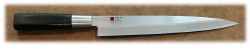 Couteau japonais sashimi 21 cm Jaku Black
