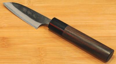 COUTEAU JAPONAIS MASAKAGE GAMME ANRYU FINITION "BRUT DE FORGE" OFFICE 7.5 CM