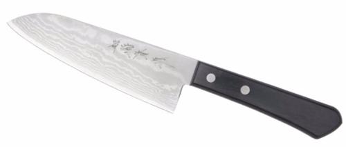 Couteau artisanal Shigeki gamme Blackwood - Santoku 165 mm