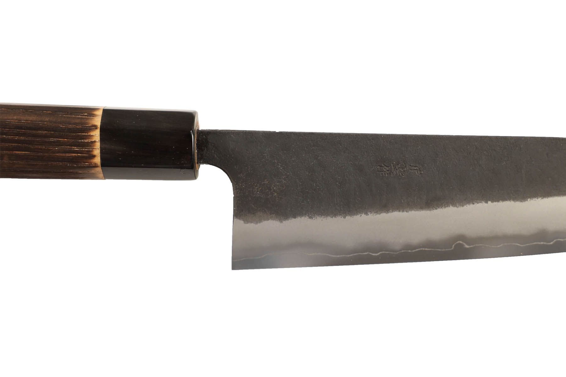 Couteau japonais artisanal de Masashi Yamamoto - Couteau santoku 18 cm
