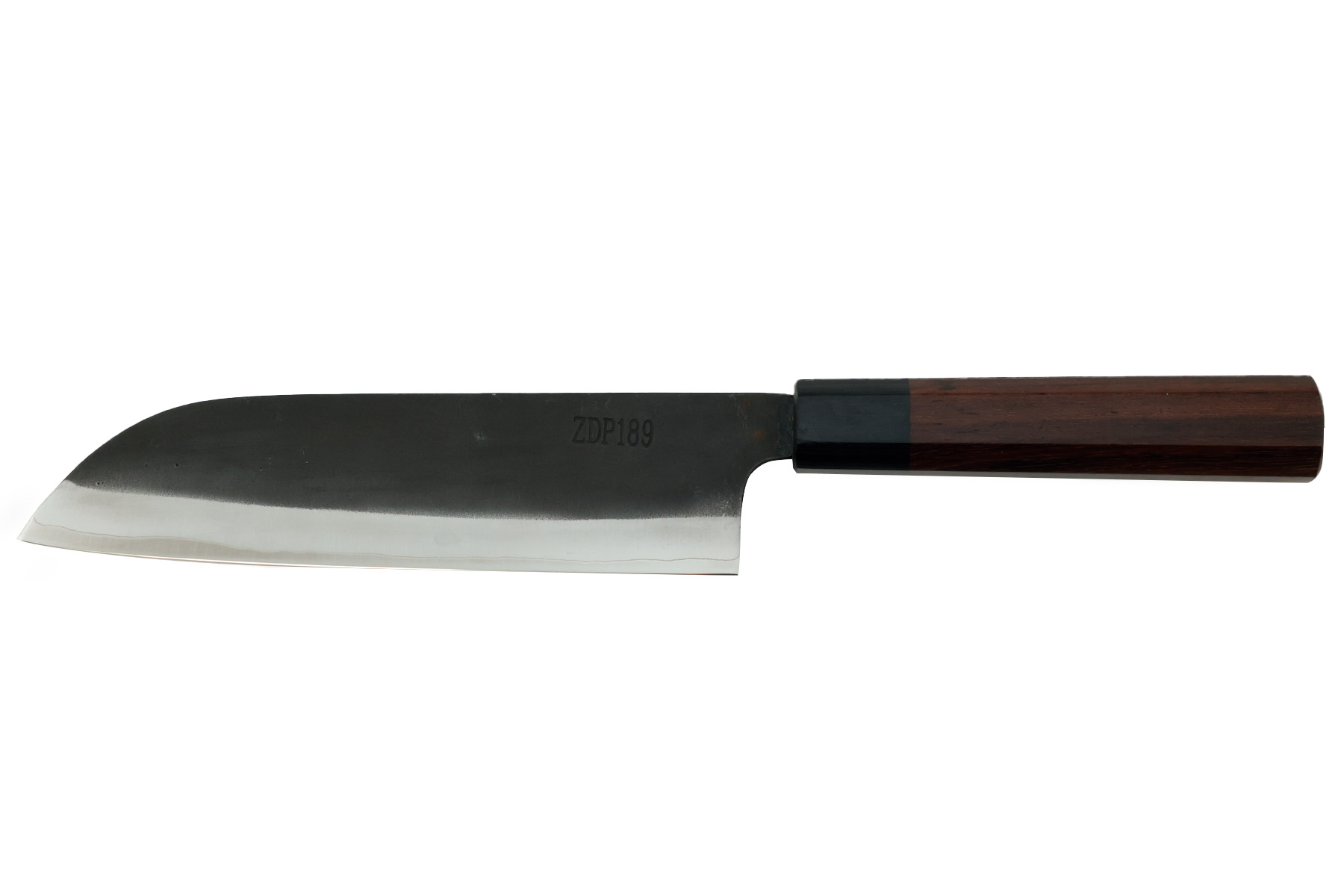 Couteau japonais artisanal de Yoshida Hamono - Couteau Santoku 18 cm - ZDP189 - Rosewood