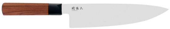COUTEAU JAPONAIS CHEF 20 CM KAI SEKI MAGOROKU REDWOOD