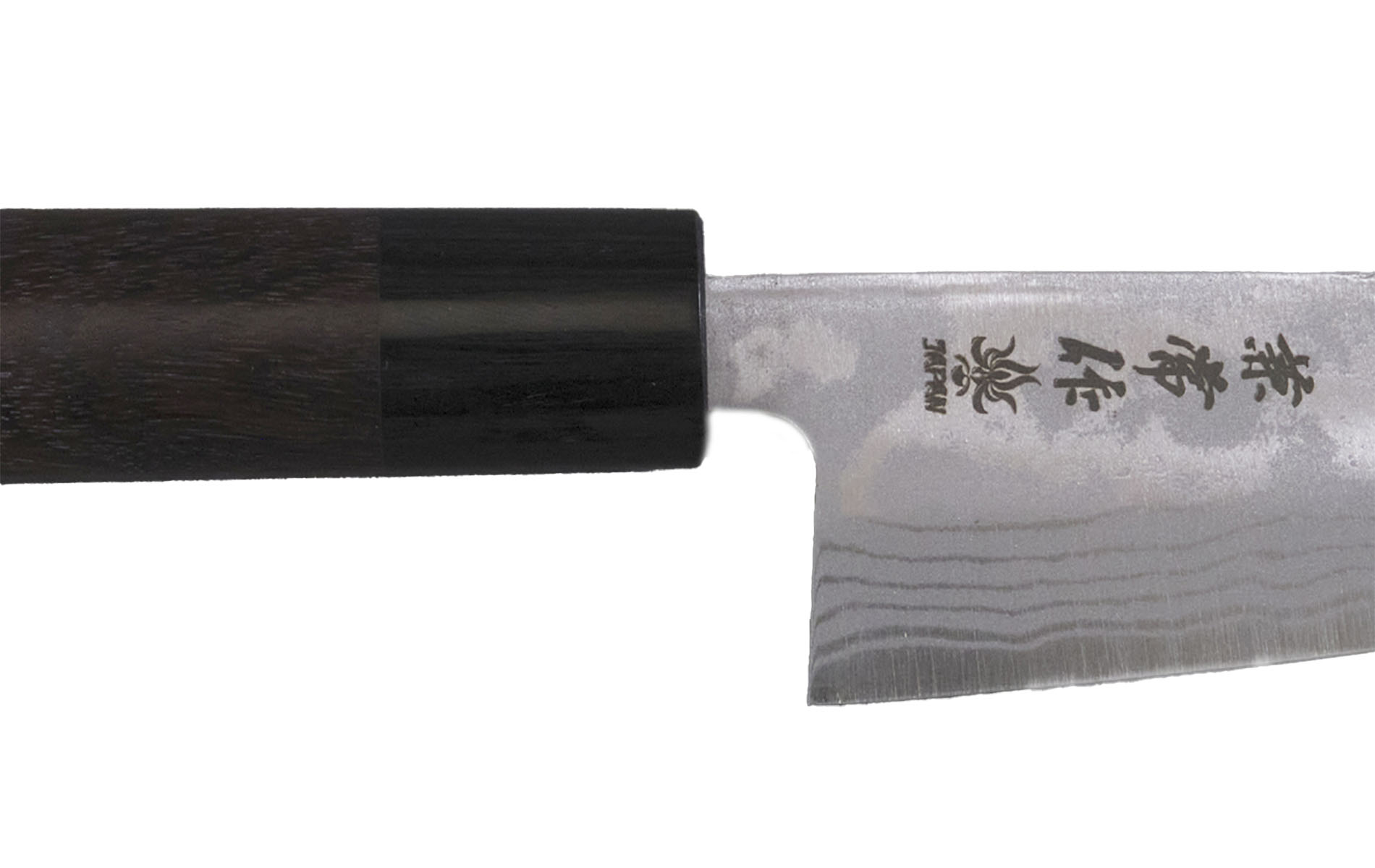 Couteau japonais Kane Tsune Aogami n°2 damas - Couteau petty 13,5 cm
