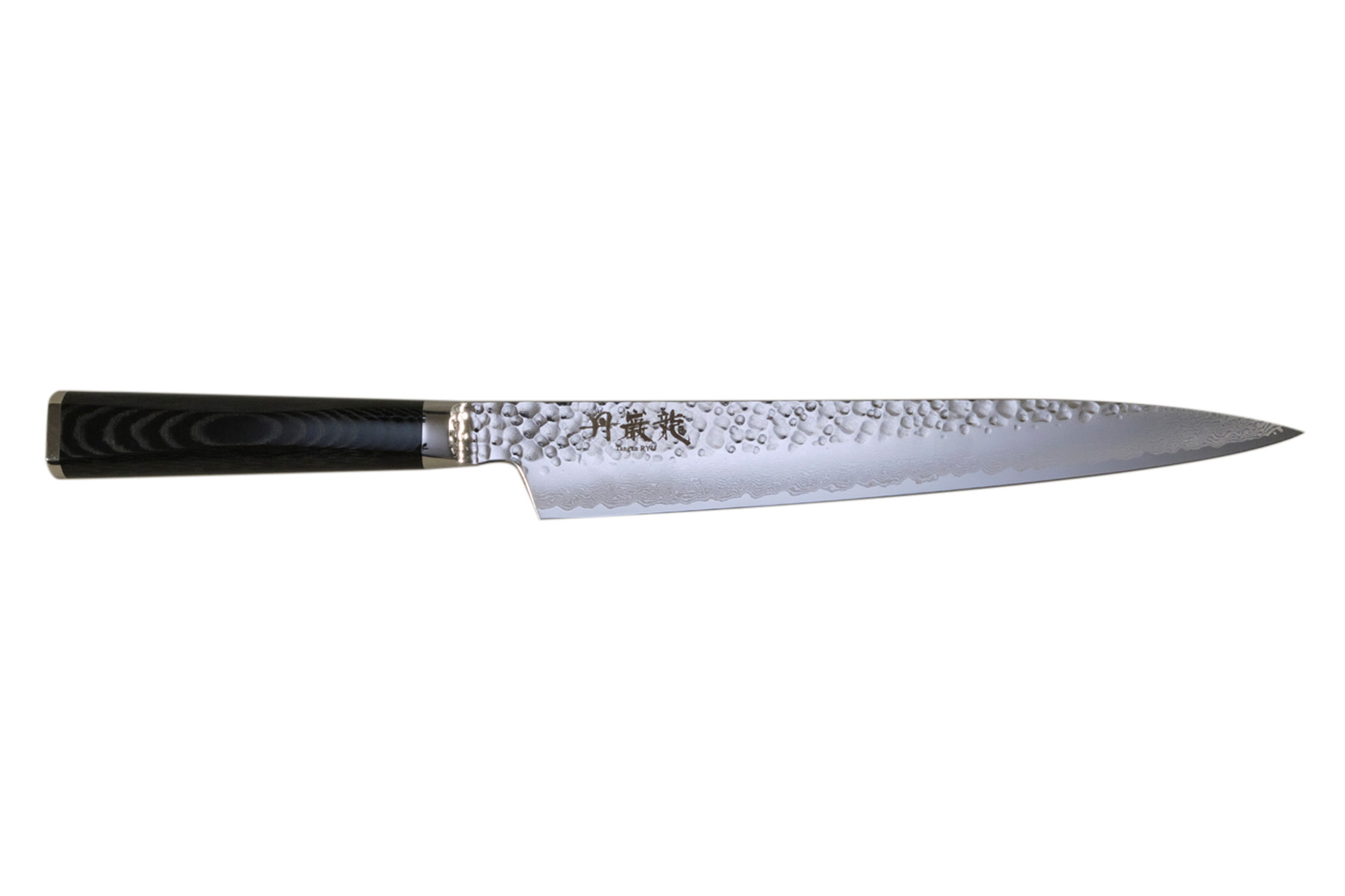 Couteau japonais Ryusen Tangan Ryu micarta - Couteau sujihiki 24 cm