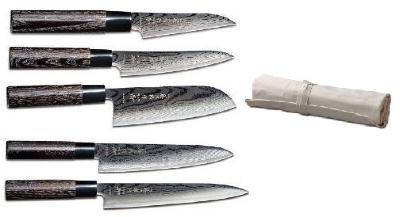 MALLETTE DE 5 COUTEAUX TOJIRO SHIPPU BLACK