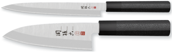 Set de 2 couteaux japonais Kai Seki Magoroku Hekiju poisson - gaucher